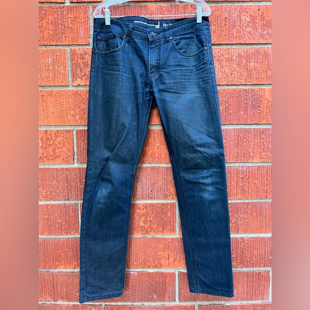 Dark blue jeans